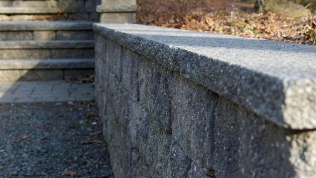 Stone Retaining Wall Edge Finish Near Me