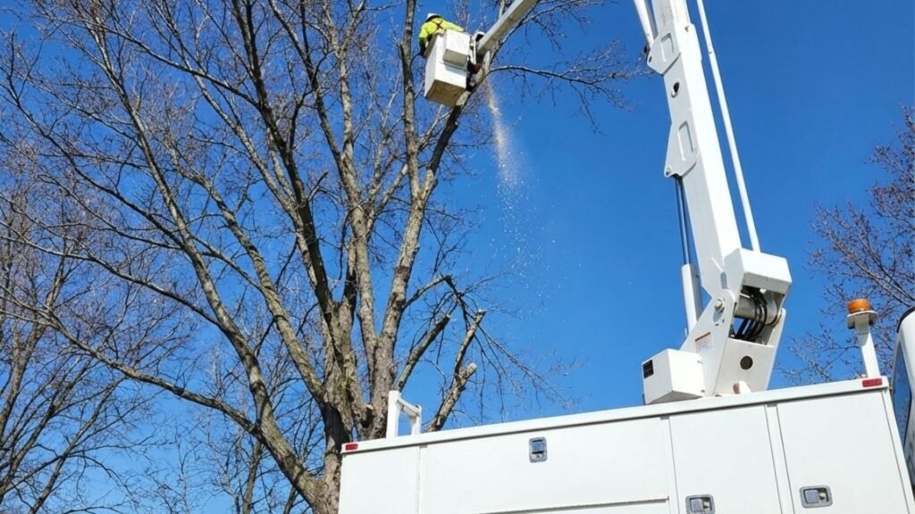 Tree Services Near Me with Bucket Truck in Bethany Connecticut