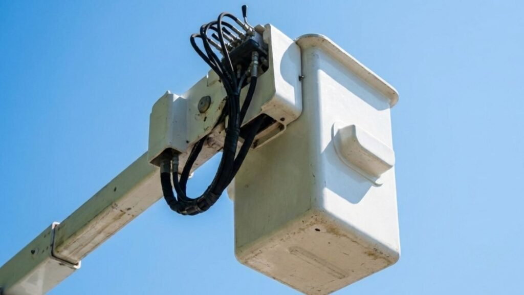Aerial Bucket Attachment for Tree Service Work in Cheshire Connecticut