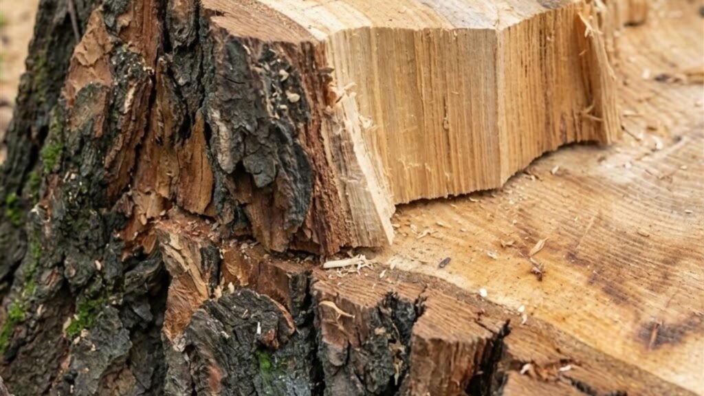 Detailed Cut Tree Stump Ready for Stump Grinding Near Me