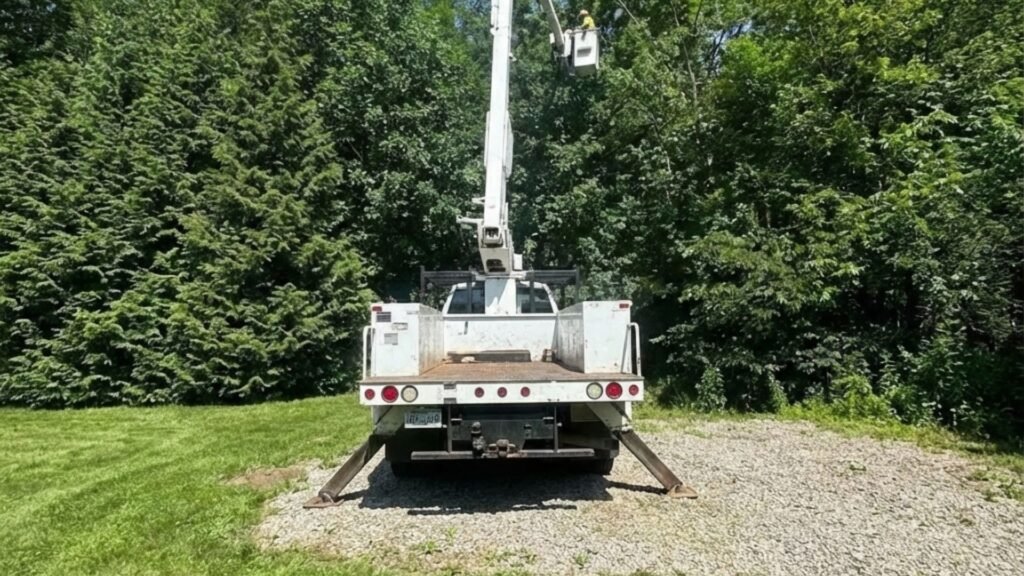 ree Work Near Me With Stabilized Bucket Truck in Ansonia Connecticut