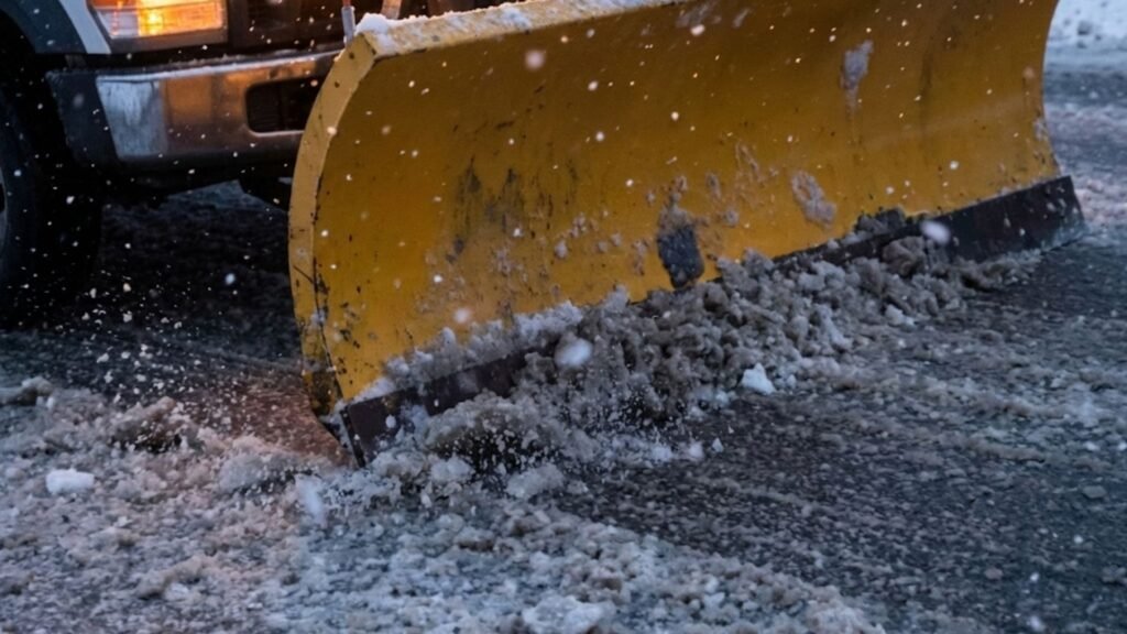 Residential Snow Removal Near Me Close Up