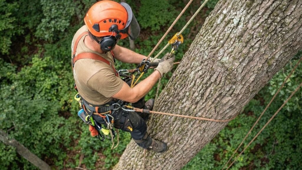 Expert Rope Assisted Tree Removal Professional Connecticut