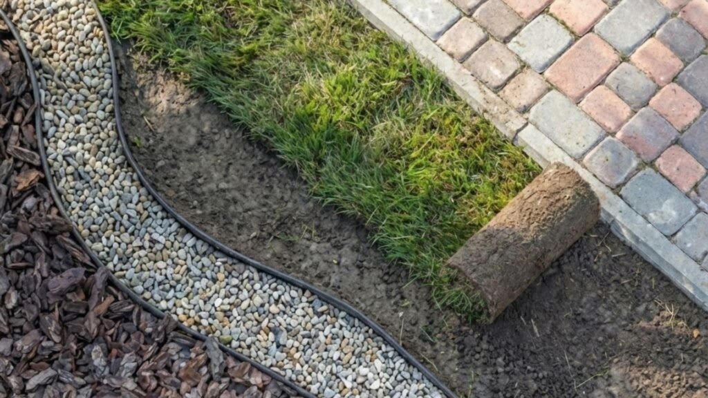 Fresh Topsoil Rolled Into Place Near You Along CT Walkway