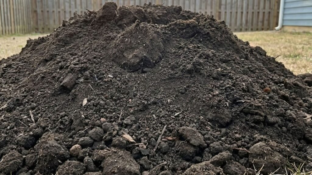 Bulk Topsoil Delivered in Connecticut Residential Yard