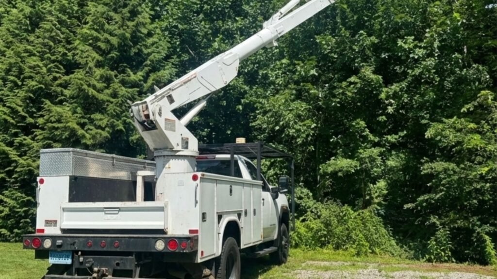 Professional Tree Removal with Bucket Truck in Southbury CT