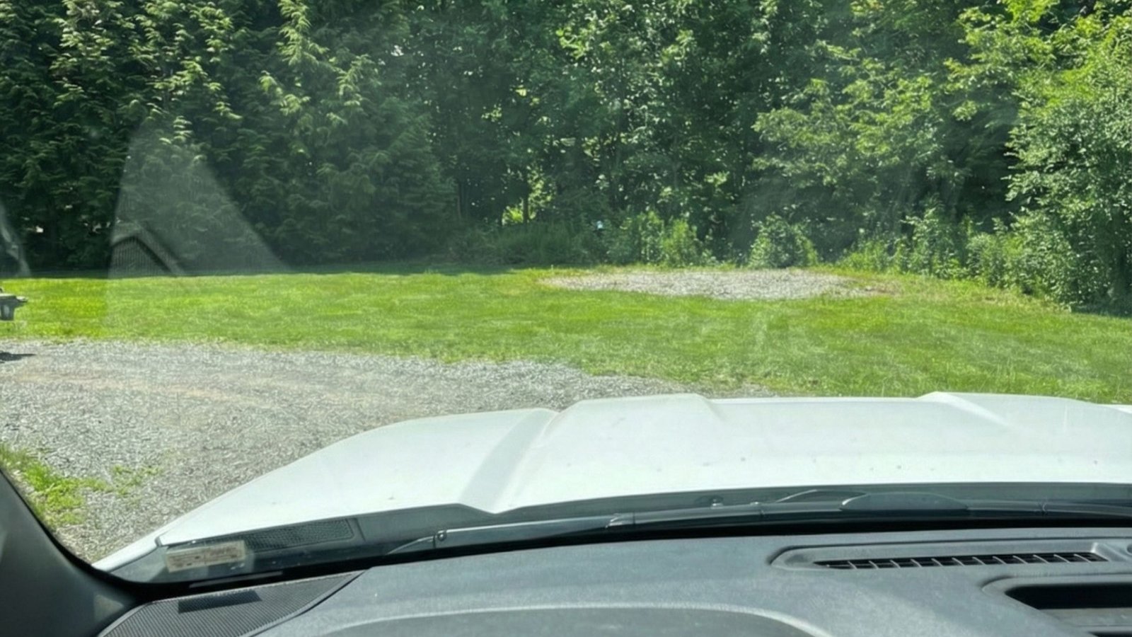 On Site View From Tree Removal Truck in Southbury Connecticut